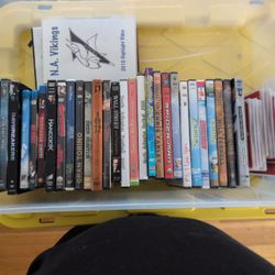 DVD & Blu-ray Movie Lot - About 30 Discs + Music CDs