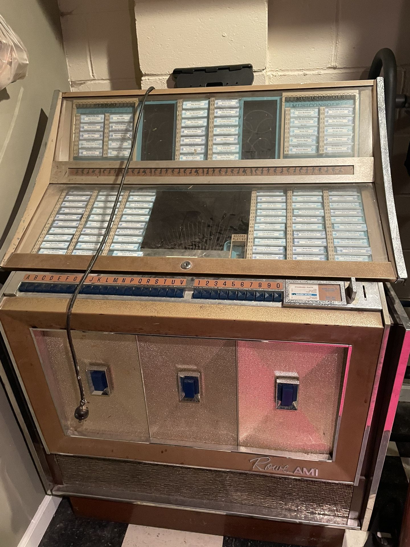 Coin Operated ROWE AMI Diplomat Jukebox