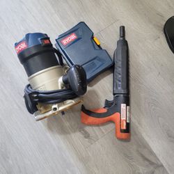 RYOBI router - Ramnset Powder Gun