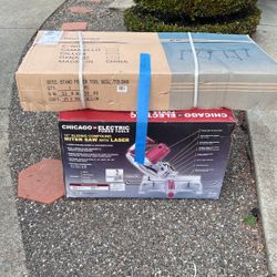 Stand Power Tool W/ Miter 12” Saw Laser 
