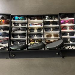 Fashion Plus Assorted Bundle Lot of Sunglasses/54 Frames- With Cases SOLD AS IS 