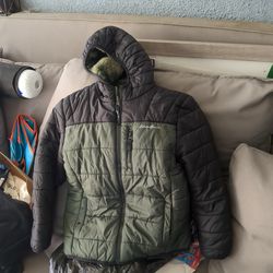 Childs Eddie Bauer reversible hooded jacket