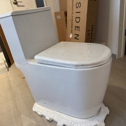 Monolithic european Toilet 