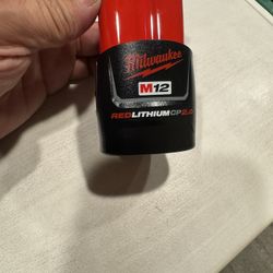 M12 12 V Milwaukee Battery CP 2.0