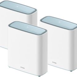 NEW 3-Pack Mesh WiFi 6 Router System: D-Link EAGLE PRO AI, AX3200