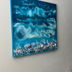 waves in ocean shore