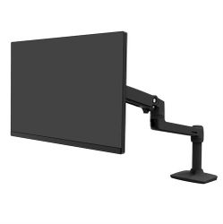 Black Single Monitor Desk Mount Arm