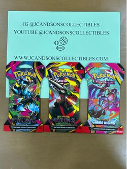 Pokemon Chaos Rising or Pitch Black Blister Packs