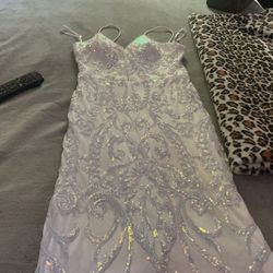 A sparkly dress