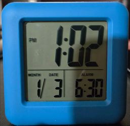 Children's Portable. Alarm Clock/ Snooze