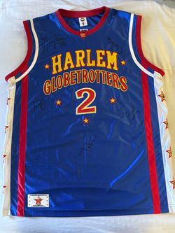 Harlem Globetrotters Authentic Basketball Jersey #2 DIZZY men’s large signed