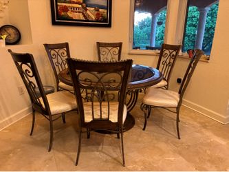 Dining FREE dining set table with 6 chairs