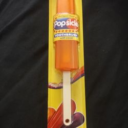 2003 Popsicle Brand Toothbrush w/Cover Orange Scent 