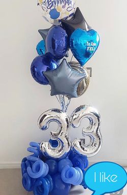 Balloons bouquet- Happy Birthday