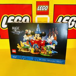 LEGO Ideas Magic of Disney 21352 Mickey Sorcerer Set NEW Sealed