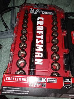 I Got A Brand New Craftsman 22 Piece Ratchet Set Half Inch Drive Metric And Standard And Then I Got A Bunch Of Impact Sockets I Got Deep And Short Met