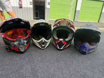 Motocross Helmets/2 goggles/