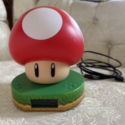 Super Mario Mushroom Digital Alarm Clock (works)