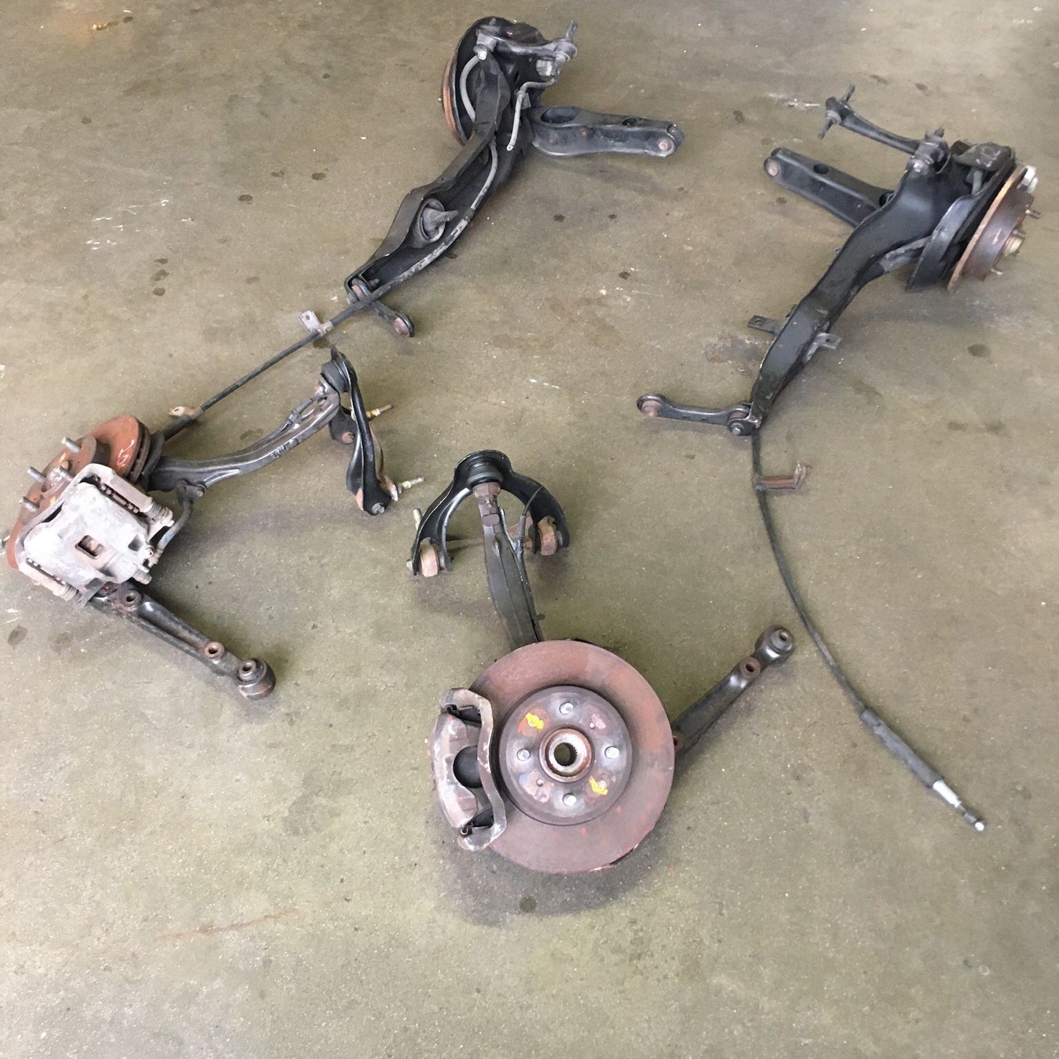 JDM HONDA ACURA INTEGRA B18C TYPE R DC2 ITR FRONT & REAR BRAKE CALIPERS ...