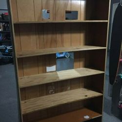 FREE! Sturdy Wood Shelving Bookshelf Bookcase