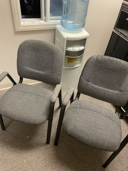 Set Of Two Office Chairs 
