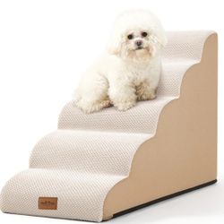 Dog Stairs for High Bed 22.6" H, Small Pet Steps