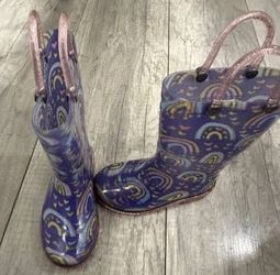 Rainbow Kids Rain Boots