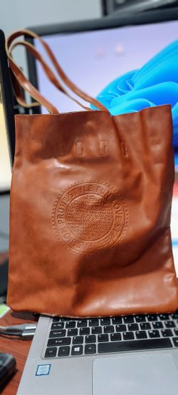 Fashion Prune Style Fun Love Street Brown Tote Bag