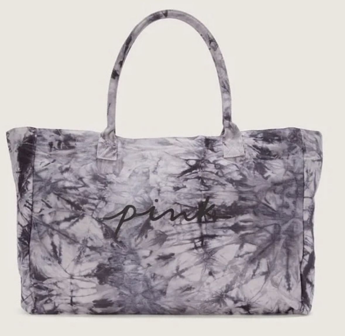 Victoria’s Secret PinkTie Dye Canvas Weekender Tote Bag New