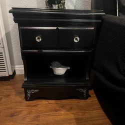 Small black And Gold Dresser 