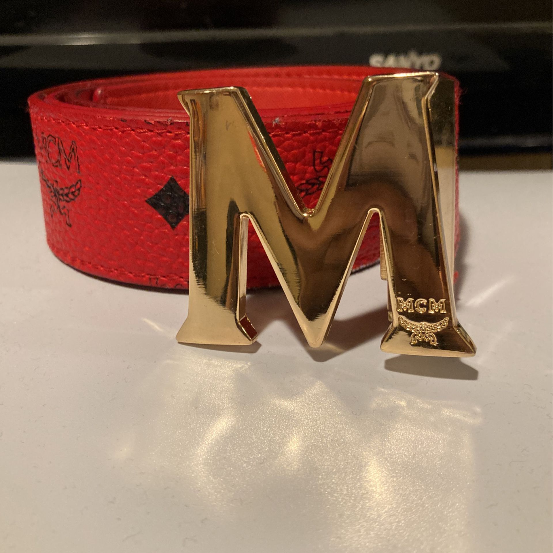 red mcm belt for Sale in Longmont, CO - OfferUp