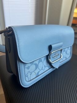 Coach Morgan Shoulder Bag Baby Blue - Like New