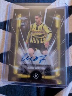 Kajell Wättjen Topps Chrome 24/25 UCC Auto