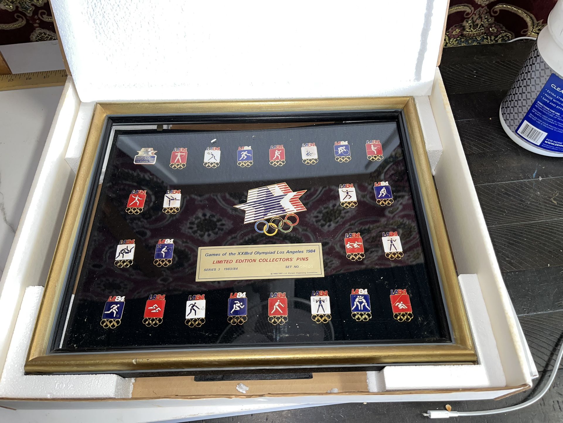 1984 Los Angeles Olympics Limited Edition Collectors Pin Set Series 3 1983-84