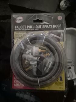 Faucet pull out spray hose