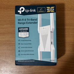 TP-Link RE815X Mesh WiFi 6 Range Extender