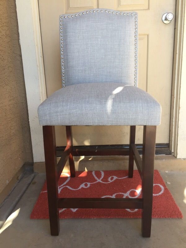 Camelot Nailhead Trim 25" Counter Stool Hardwood - Threshold™