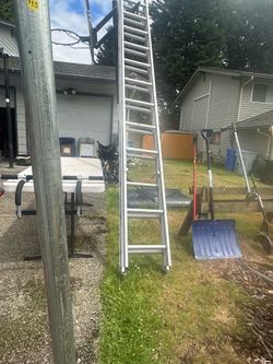 24 ft aluminum ladder