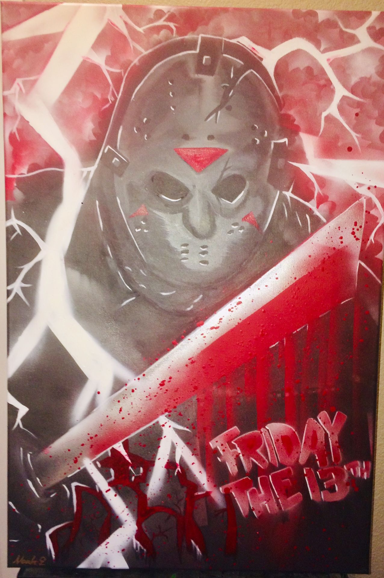 Friday The 13th Canvas Painting