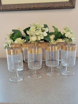 MCM Culver Tyrol Glasses Mid-century Modern Glassware Barware