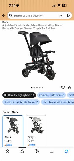 Toddler bike