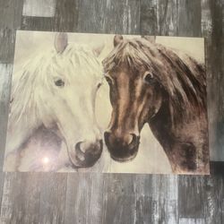 “1 Bond, 2 Horses” Horse Painting 