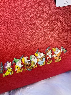 Coach Disney X City Zip Tote In Signature Canvas With Snow White