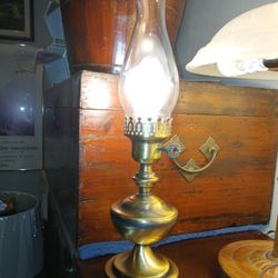 Underwrighters Brass Table Lamp