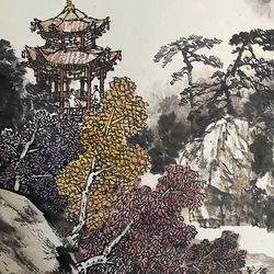Chinese scroll paintings