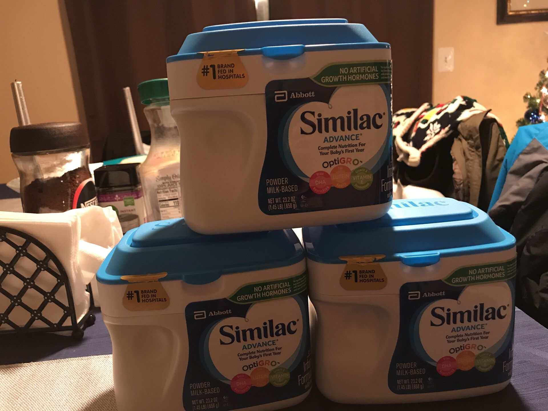 Similac Advance 3 cans of 23.2 oz each