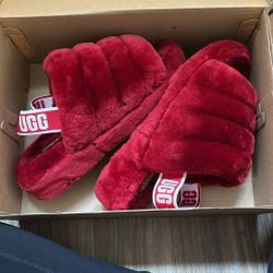 uGG slides - worn twice $70 