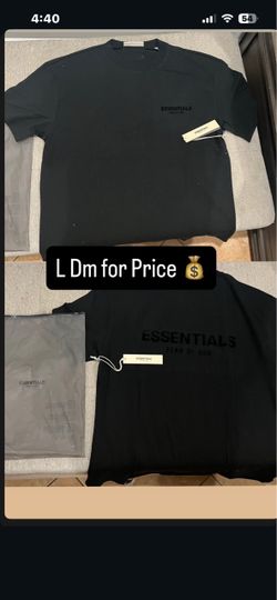 Fear of God Essentials Black T-Shirt
