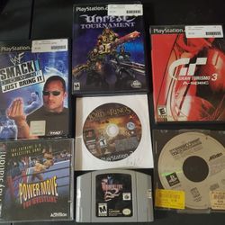 Retro Ps1 Ps2 Games