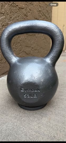 GYMPAK CAST IRON KETTLEBELL 53 LB ( 24 KG )
